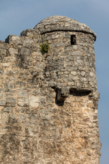 The fortifications of Budva, Montenegro, continually rebuilt and expanded through Middle Ages, reaching its final form during the Austro-Hungarian rule.