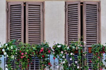 Fototapeta na wymiar Venetian Windows