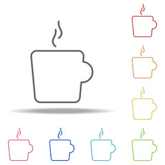 a cup of coffee icon. Elements of Web in multi colored icons. Simple icon for websites, web design, mobile app, info graphics