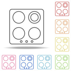 electric oven icon. Elements of Web in multi colored icons. Simple icon for websites, web design, mobile app, info graphics
