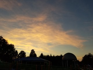 Obraz premium sunset at the park