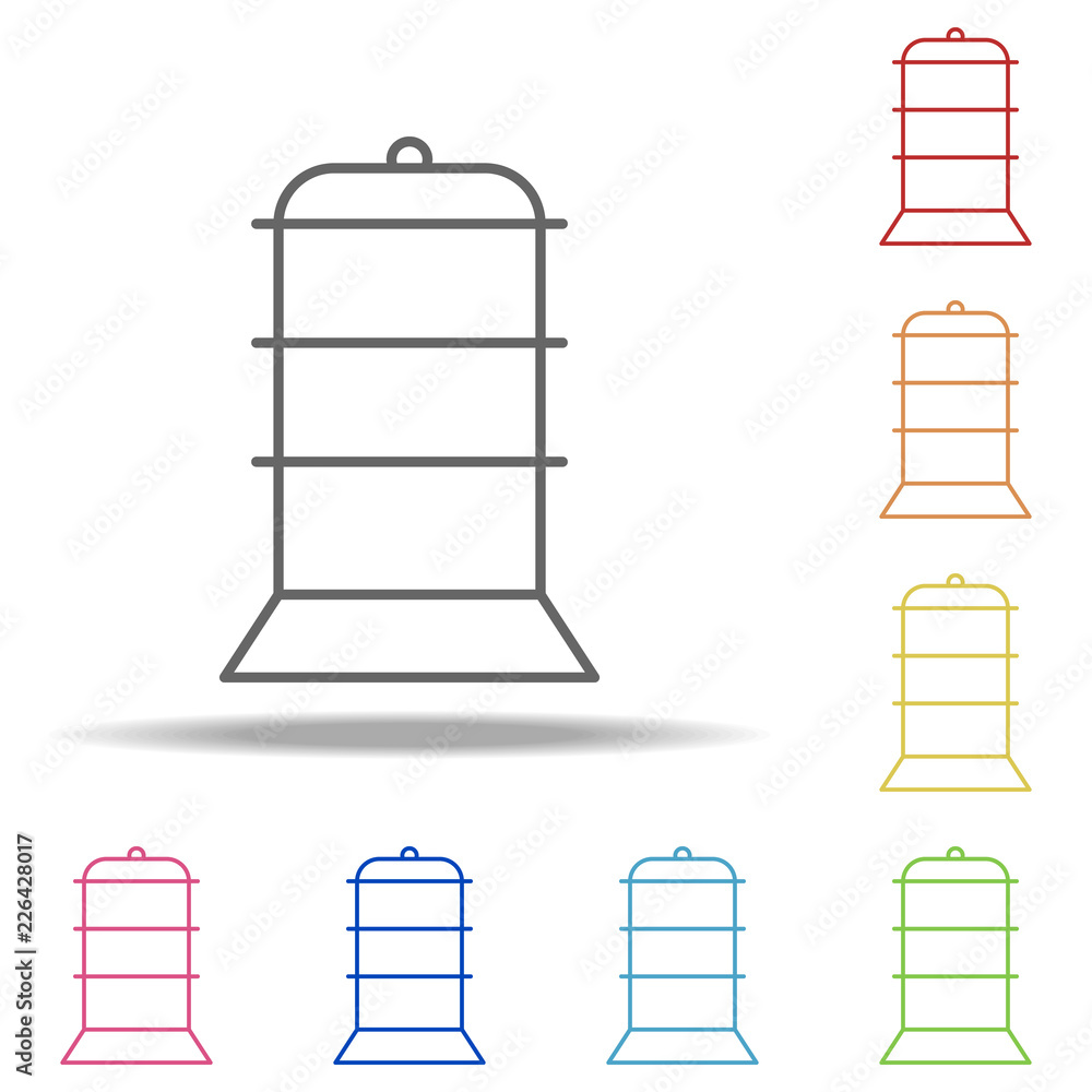 Poster clothes hanger icon. elements of web in multi colored icons. simple icon for websites, web design, m