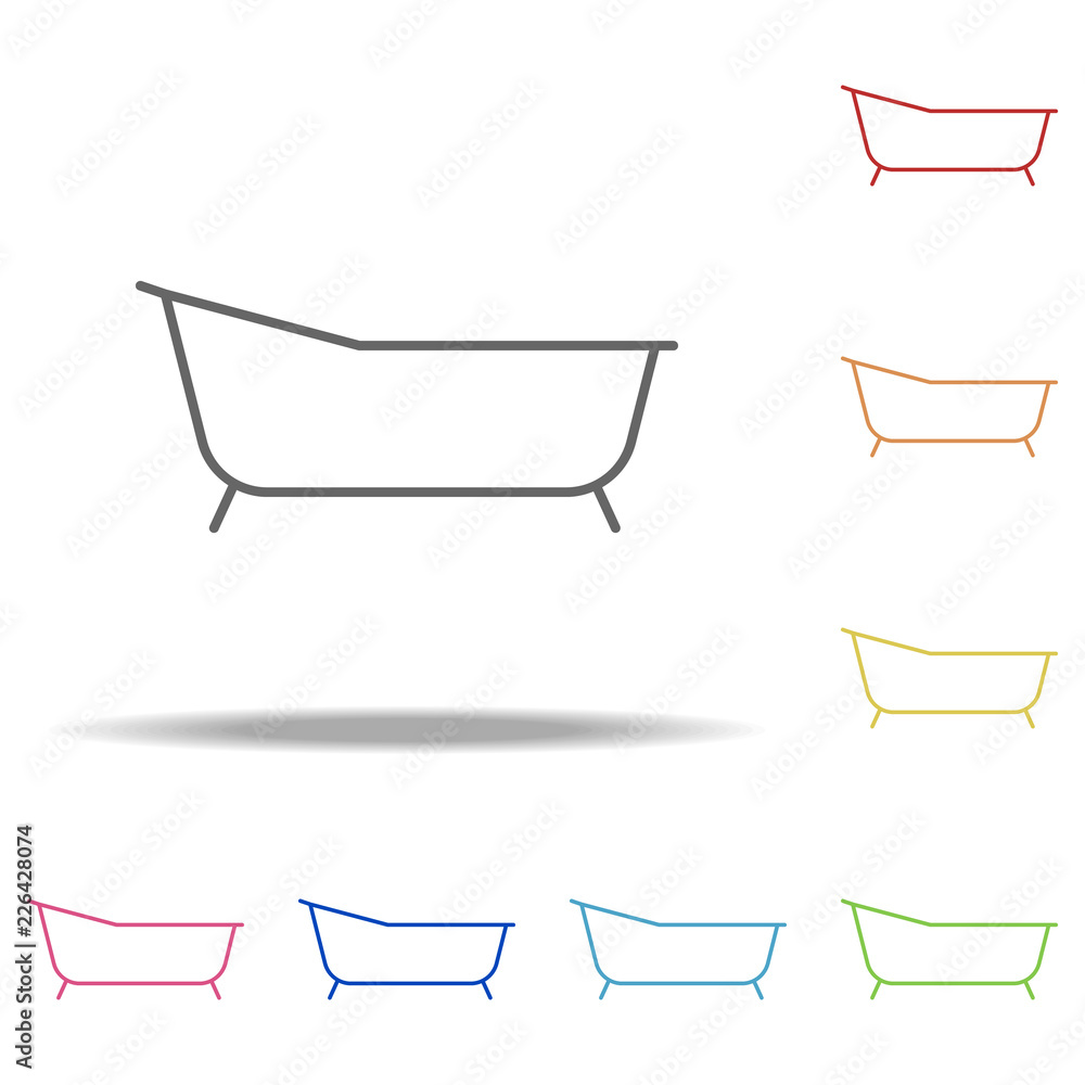 Poster bath icon. elements of web in multi colored icons. simple icon for websites, web design, mobile app,