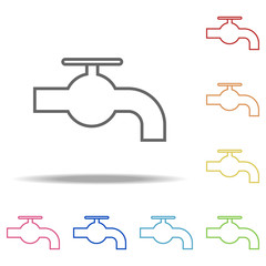 water tap icon. Elements of Web in multi colored icons. Simple icon for websites, web design, mobile app, info graphics