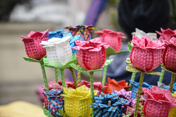Paper roses