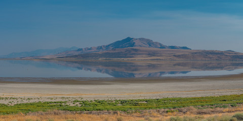 Landscape of Antelope Island State Park