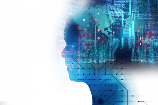 Programming code abstract technology background of software developer and  Computer script