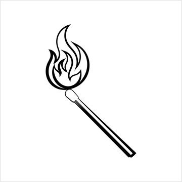 recommend clip art: Lit Matchstick, Burning Matchstick