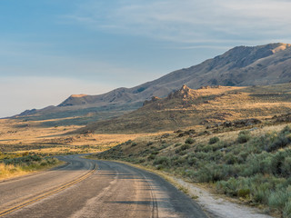 Landscape of Antelope Island State Park