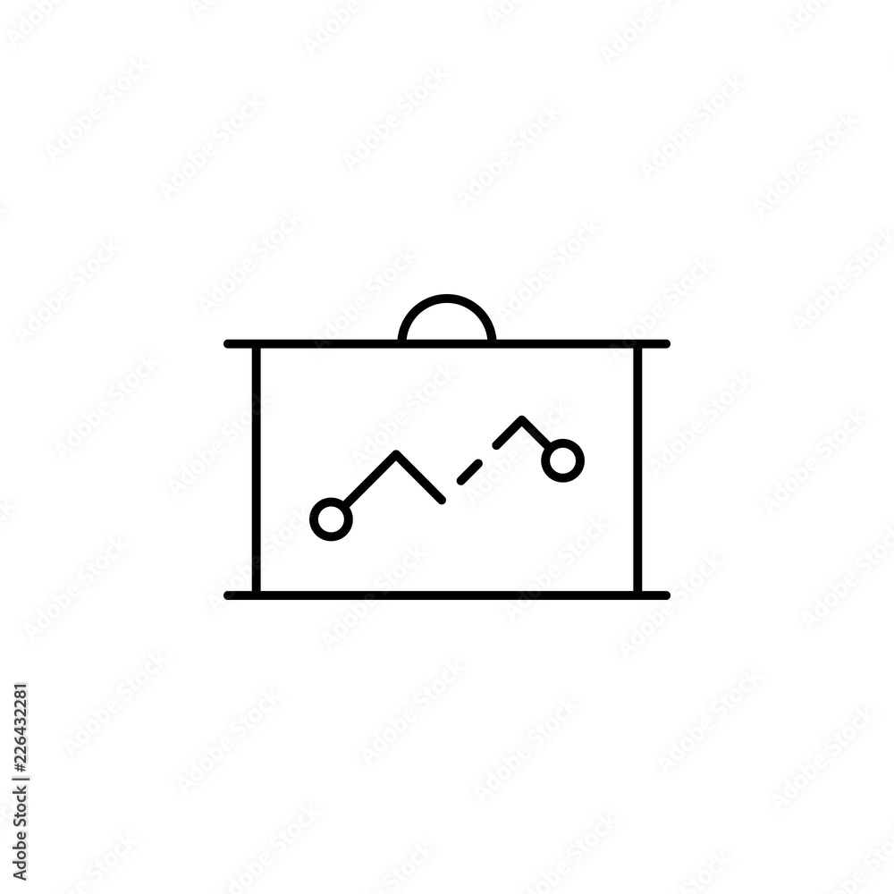 Poster data, growth, presentation icon. element of business start up icon for mobile concept and web apps. 