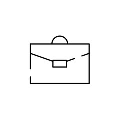 bag, baggage, briefcase icon. Element of business start up icon for mobile concept and web apps. Thin line bag, baggage, briefcase icon can be used for web and mobile