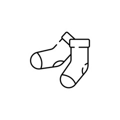 stocking, sock icon. Element of Christmas for mobile concept and web apps illustration. Thin line icon for website design and development, app development. Premium icon