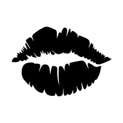 lip icon. Vector concept illustration for design.