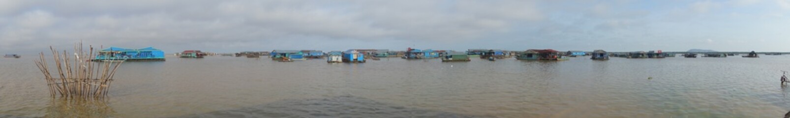 The largest freshwater lake in Southeast Asia - Tonle Sap