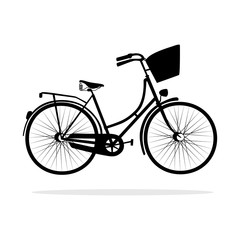 Bike icon. Vector concept illustration for design.