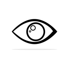 Obraz premium Eyes icon. Vector concept illustration for design.