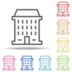 residential building icon. Elements of Buildings in multi colored icons. Simple icon for websites, web design, mobile app, info graphics