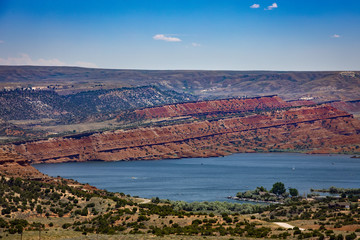 Alcova Reservoir in Natrona County, Wyoming