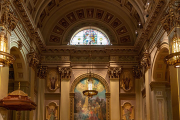 Fototapeta na wymiar Interior of church