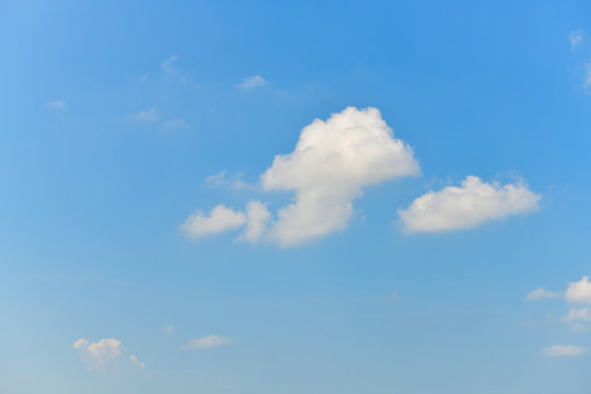 Blue sky background