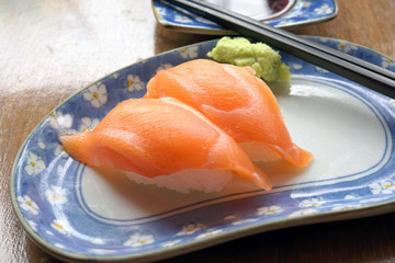 Salmon sushi