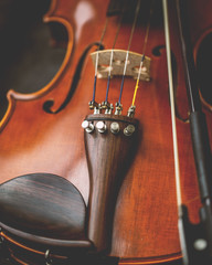 Violin and bow