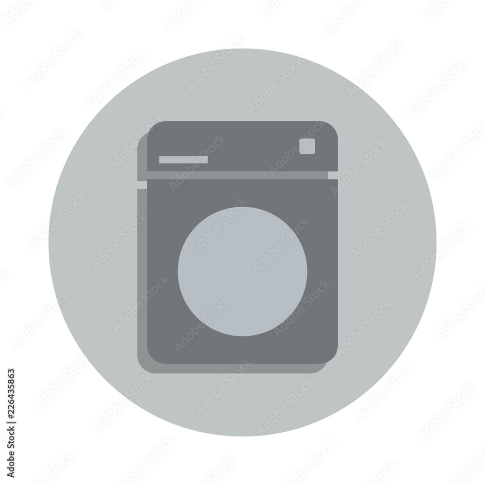Aufkleber washing machine icon in badge style. one of web collection icon can be used for ui, ux