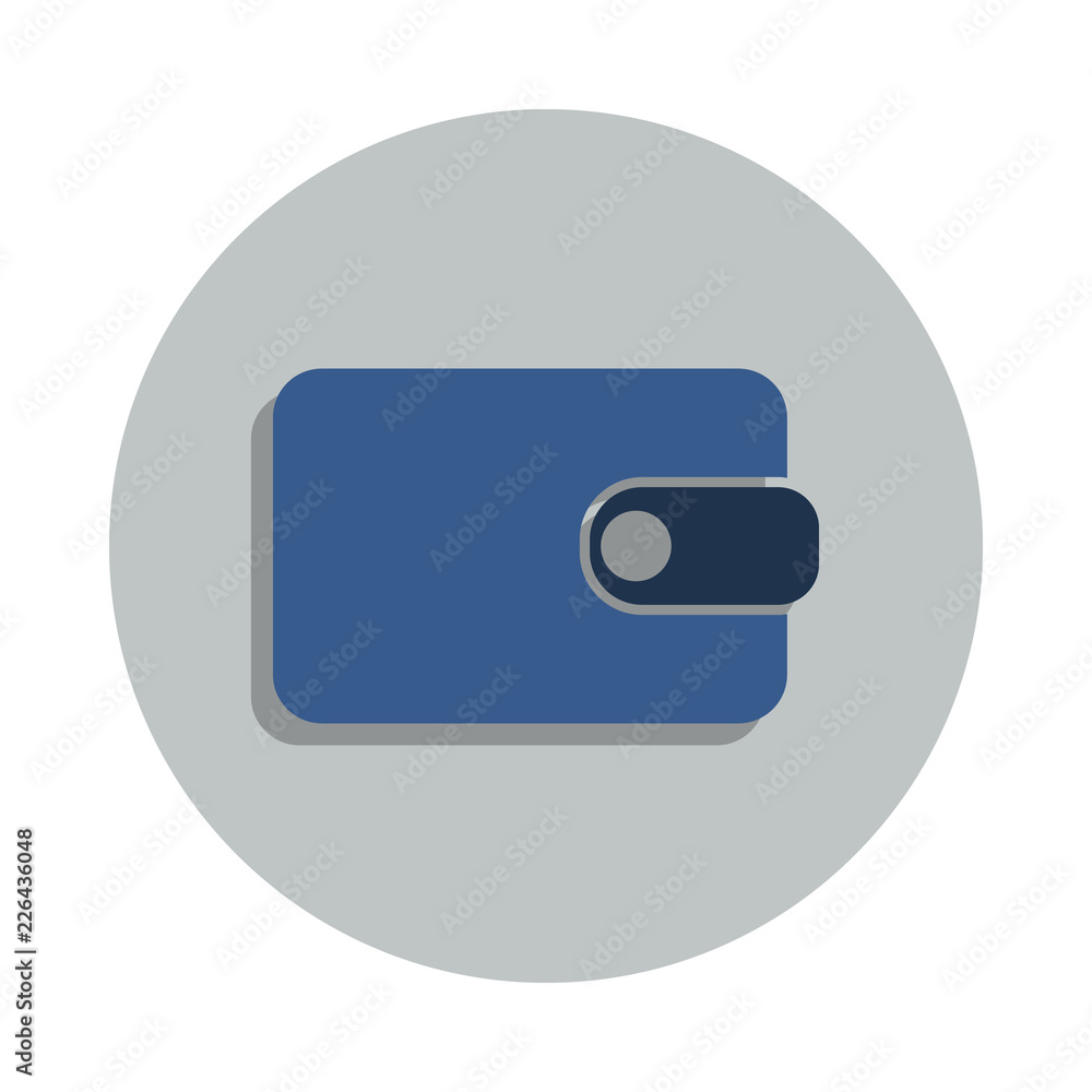 Aufkleber purse icon in badge style. one of web collection icon can be used for ui, ux