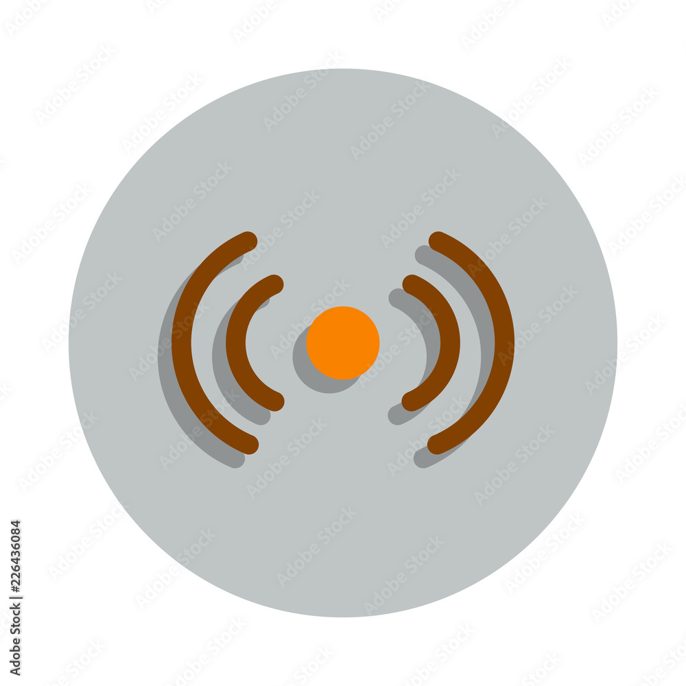 Poster signal sign icon in badge style. one of web collection icon can be used for ui, ux