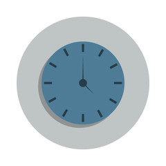 clock icon in badge style. One of web collection icon can be used for UI, UX