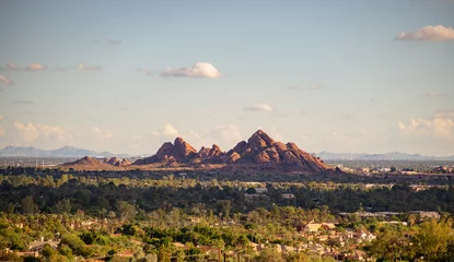 Foto op Canvas Papago Park, Phoenix,Az,USA  Desert landscape. © BCFC