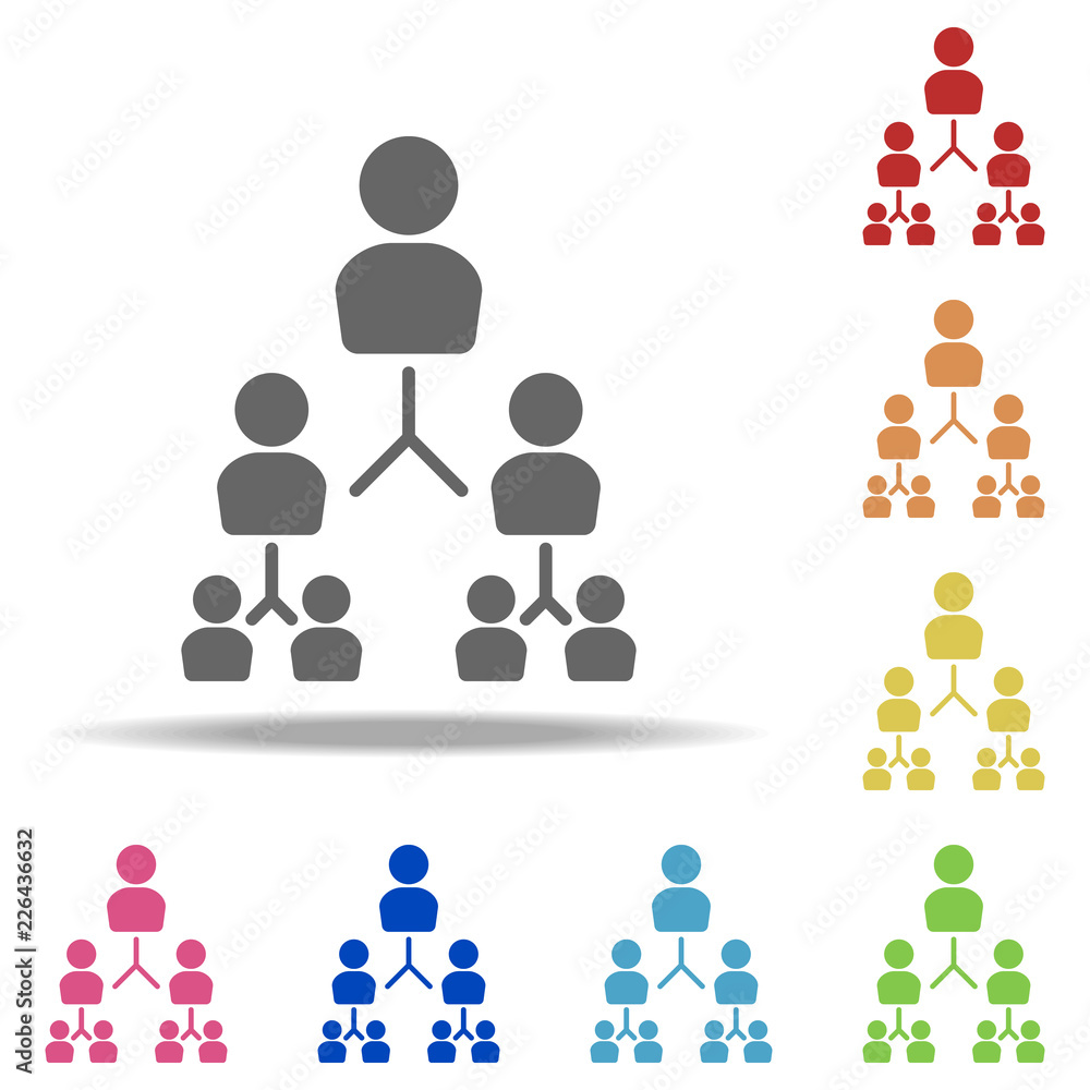 Aufkleber communication of people icon. elements of conversation in multi colored icons. simple icon for websi