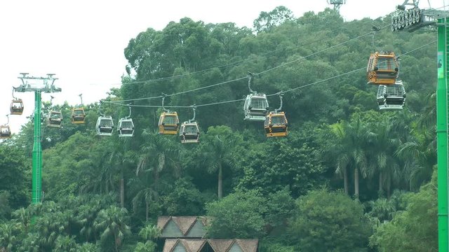 cable car in park