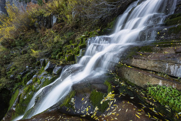 Fototapeta na wymiar Waterfall Stream Canyon