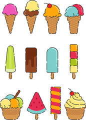 Ice cream cone set