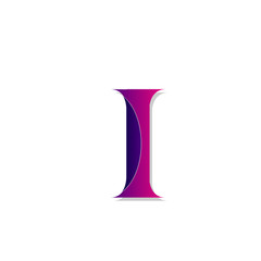 i letter icon sign symbol illustration vector