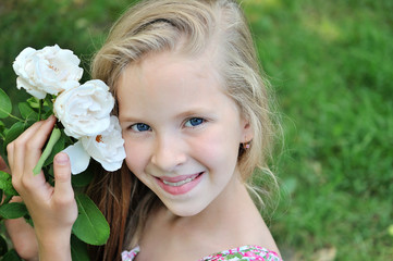 Portrait of the little girl © alena0509