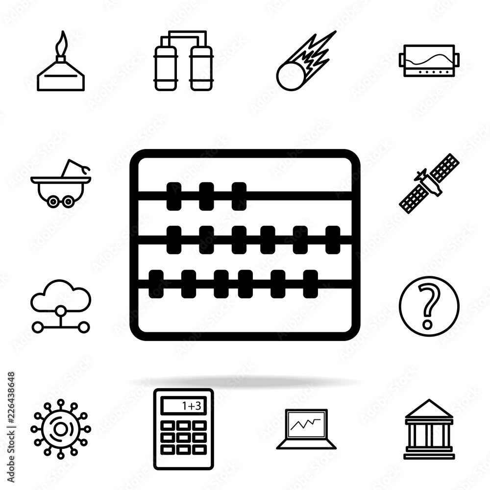 Poster scores icon. science icons universal set for web and mobile