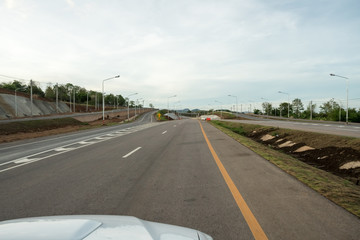 New road in northern Thailand