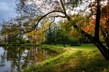 Jesień w Parku Lubomirskich, Białystok