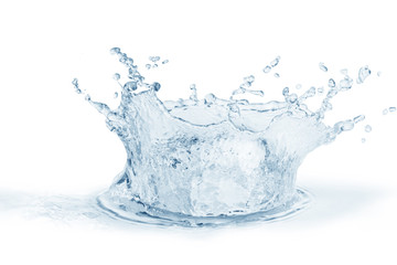 Water ,water splash isolated on white background 