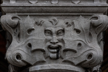Angry Stone Relief