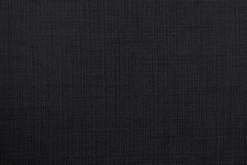 Close up of black fabric texture.