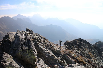 View from top of Kôprovský štít peak (2363 m) in Mengusovska dolina valley, High Tatras, Slovakia © dalajlama