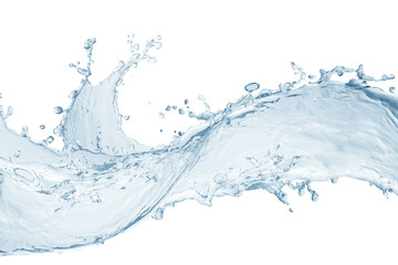Water ,water splash isolated on white background 