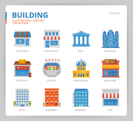 Building icon set