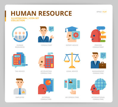 Human Resource Icon Set