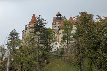 Fototapeta na wymiar Interior of Bran castle in Transylvania, Brasov region of Romania