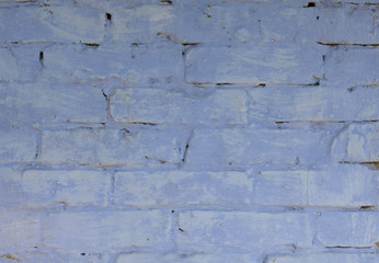background old painted brick wall blue