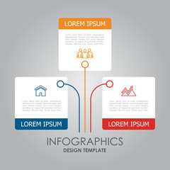 Infographic design template with place for your data. Vector illustration.